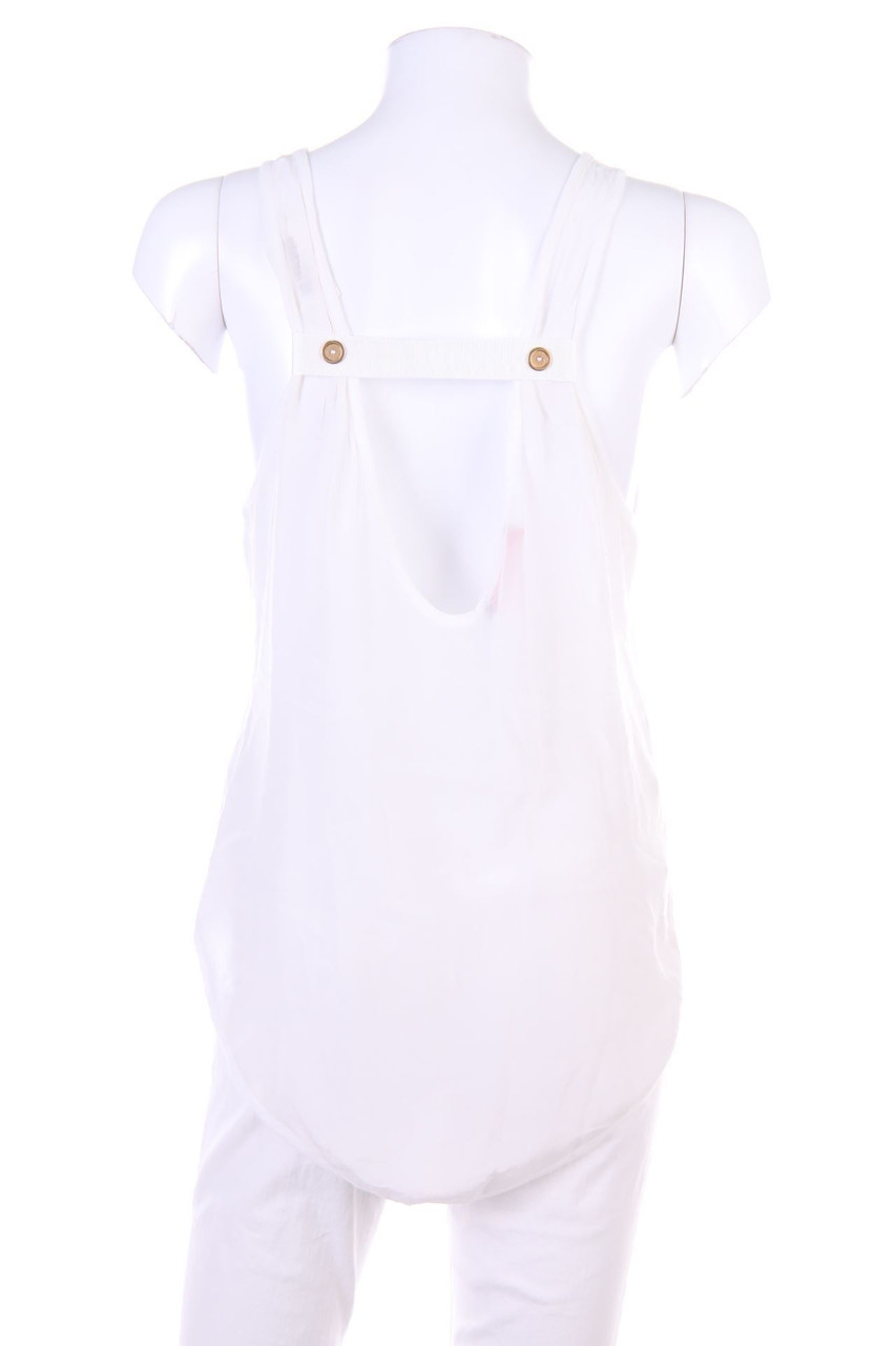 STEFANEL - Top mit Schmuck-Knöpfen - M