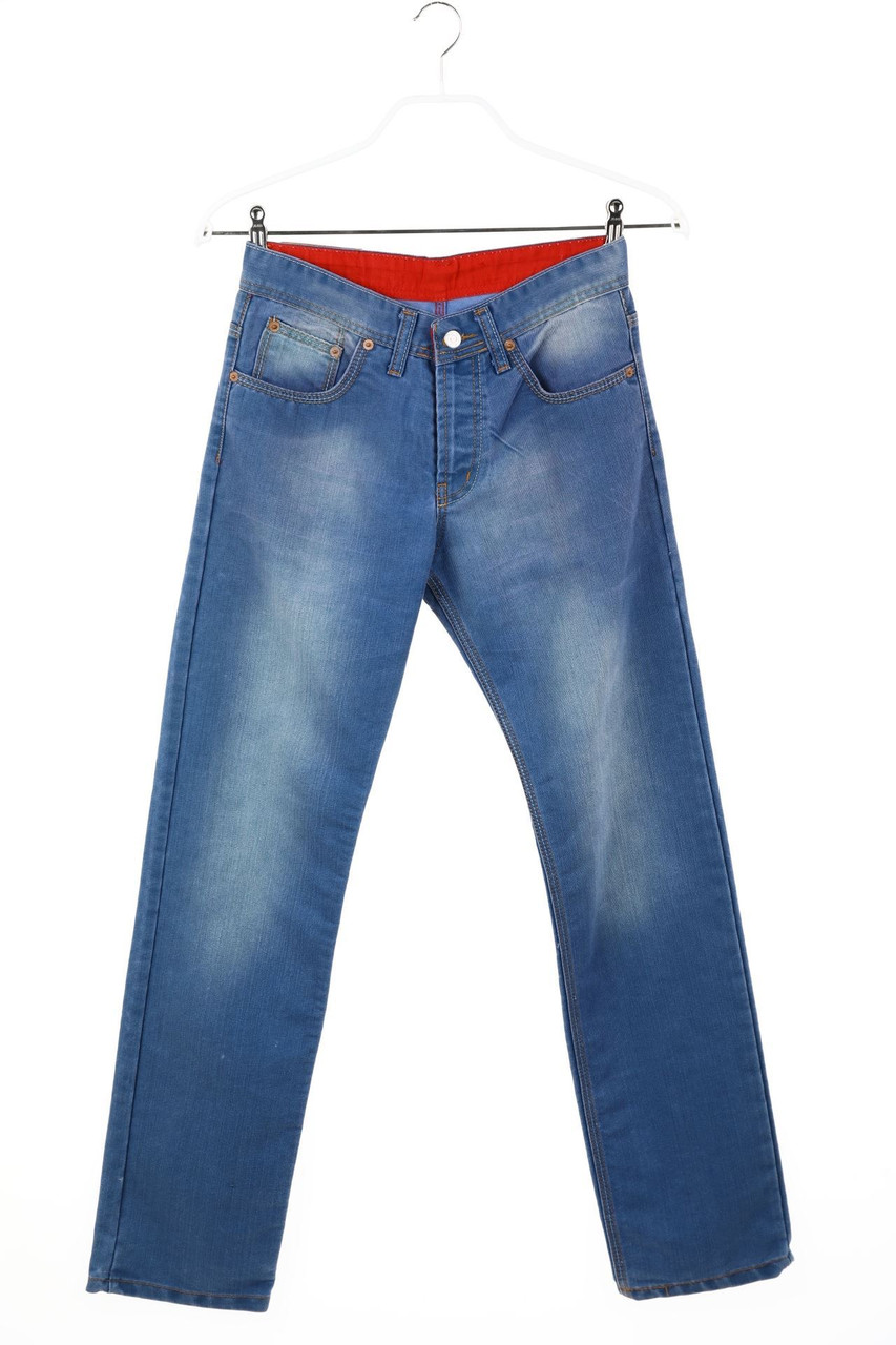 LEVI´S - Used Look Straight Cut Jeans mit Logo-Patch - W29