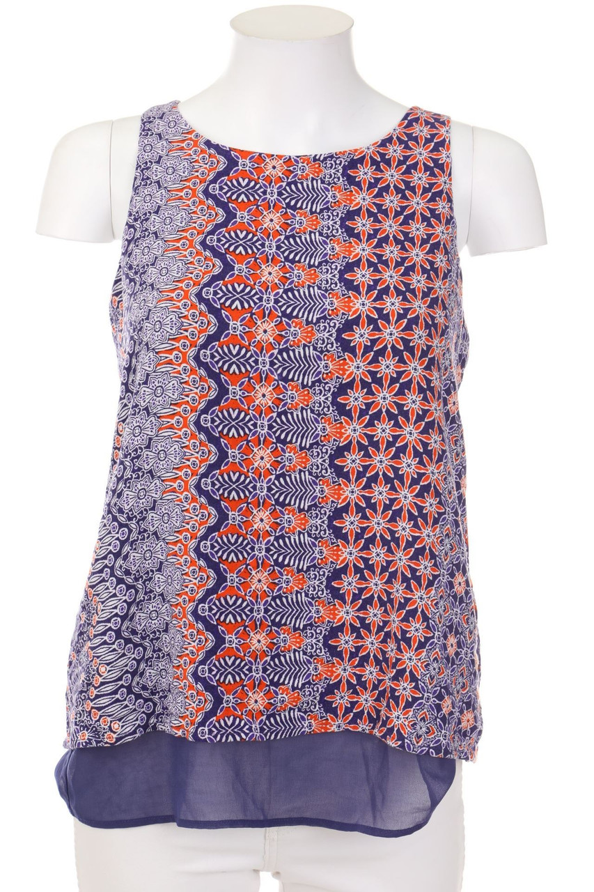 promod - Blusentop im Layer Look mit Muster - D 36