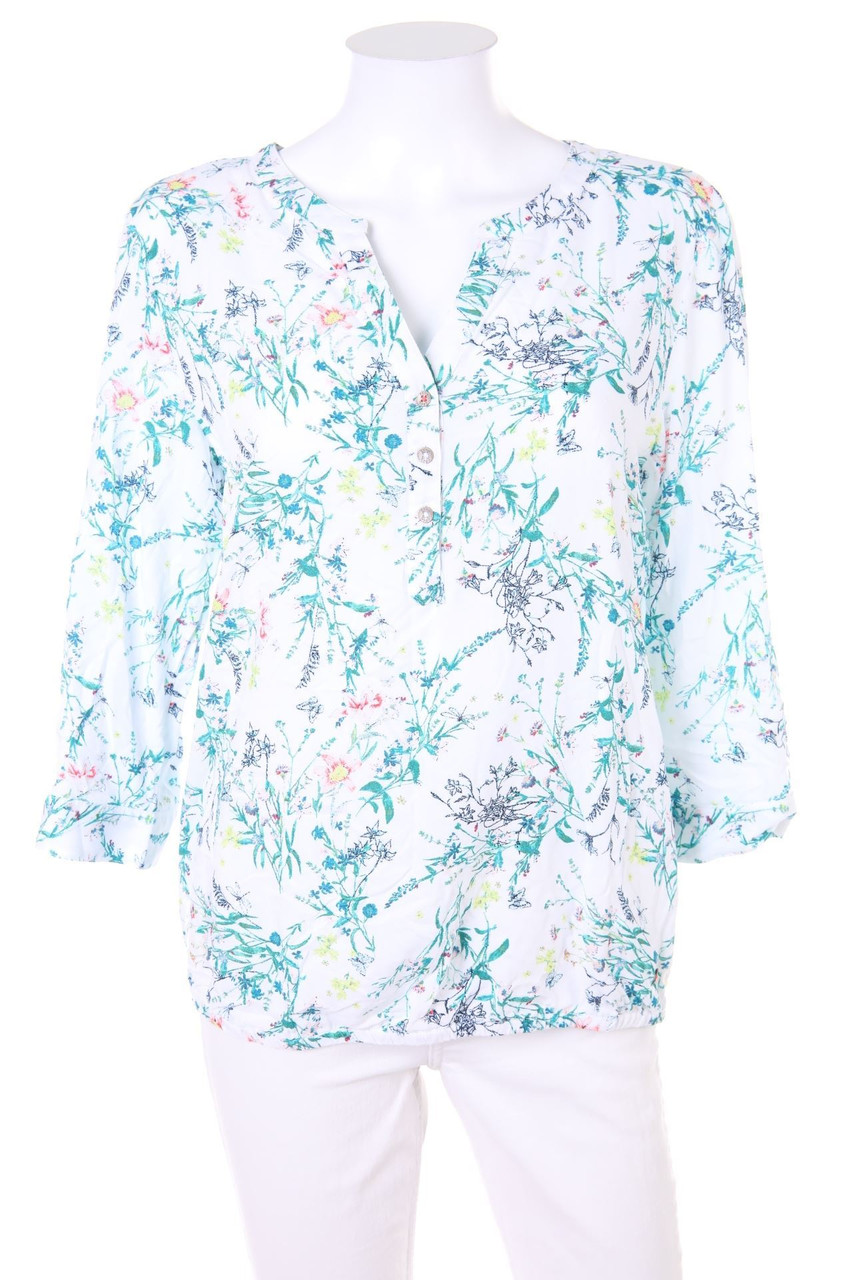 CECIL - Tunika-Bluse mit Blumen-Print - S