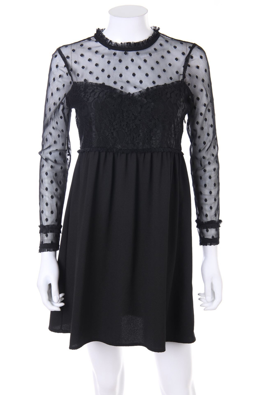 ZARA - Party-Kleid mit Spitze - S