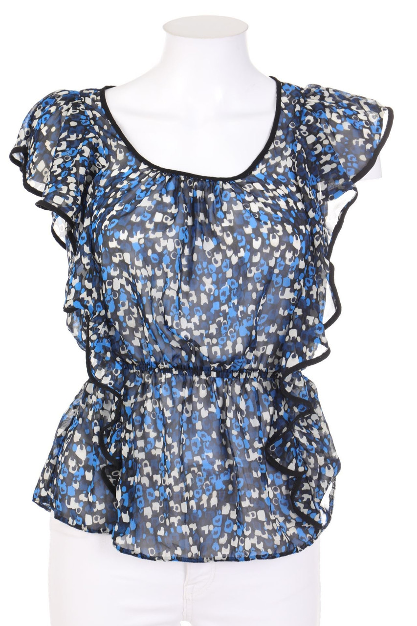 Ohne Label - Blusentop mit Volants - D 34