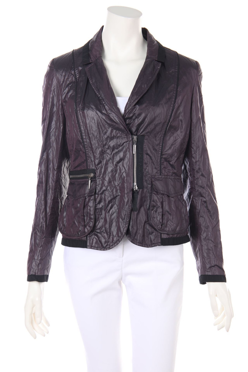 AIRFiELD - Crinkle-Blazer mit Strass-Steinen - D 36
