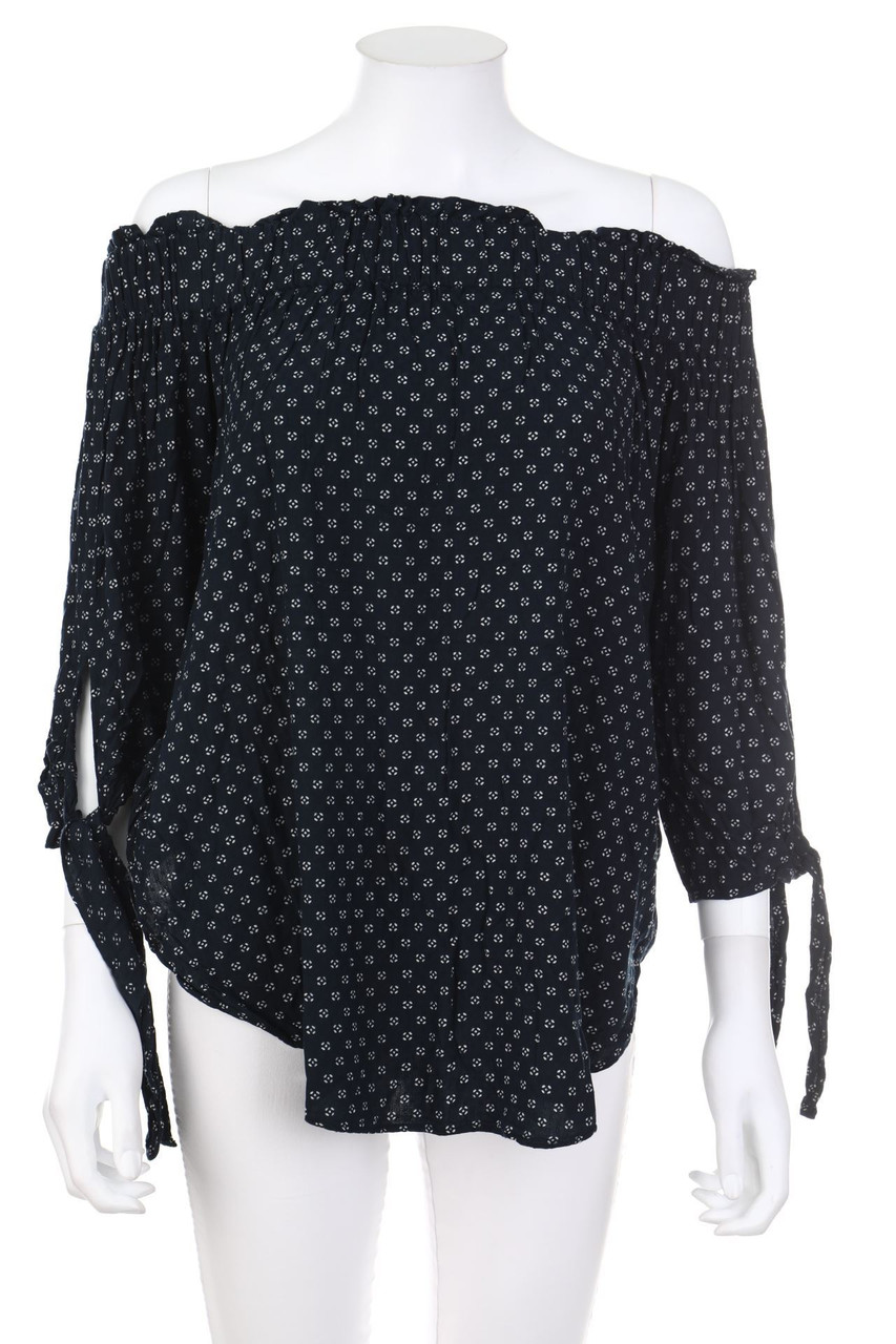 H&M - Carmen-Bluse zum Knoten - D 36