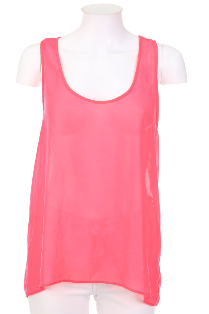 ZARA - Chiffon-Vokuhila-Blusentop - L