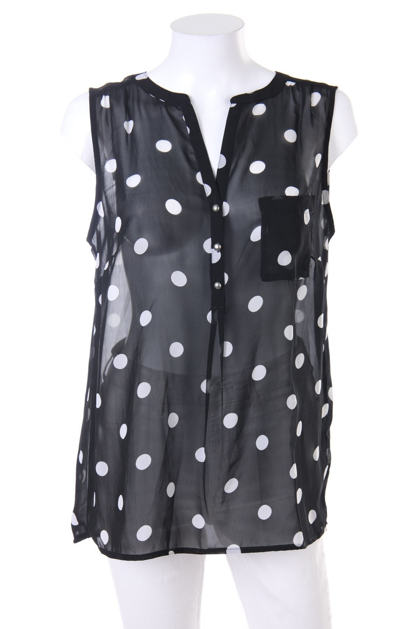 Yessica by C&A - Tunika-Bluse mit Punkten - D 42