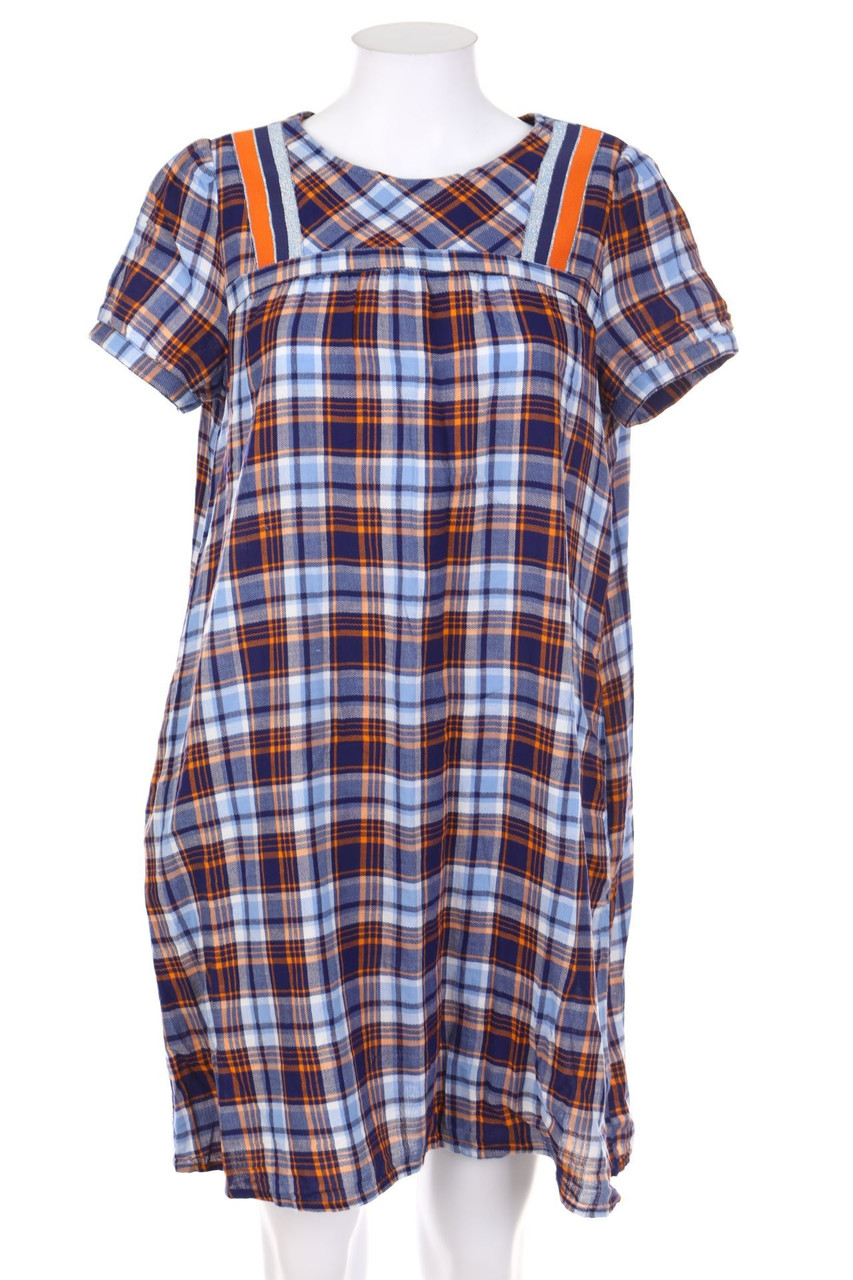 ESPRIT - Kleid mit Tartan-Muster - D 36