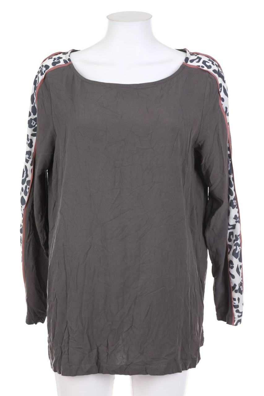 LAURA KENT - Bluse mit Leo-Print - D 40