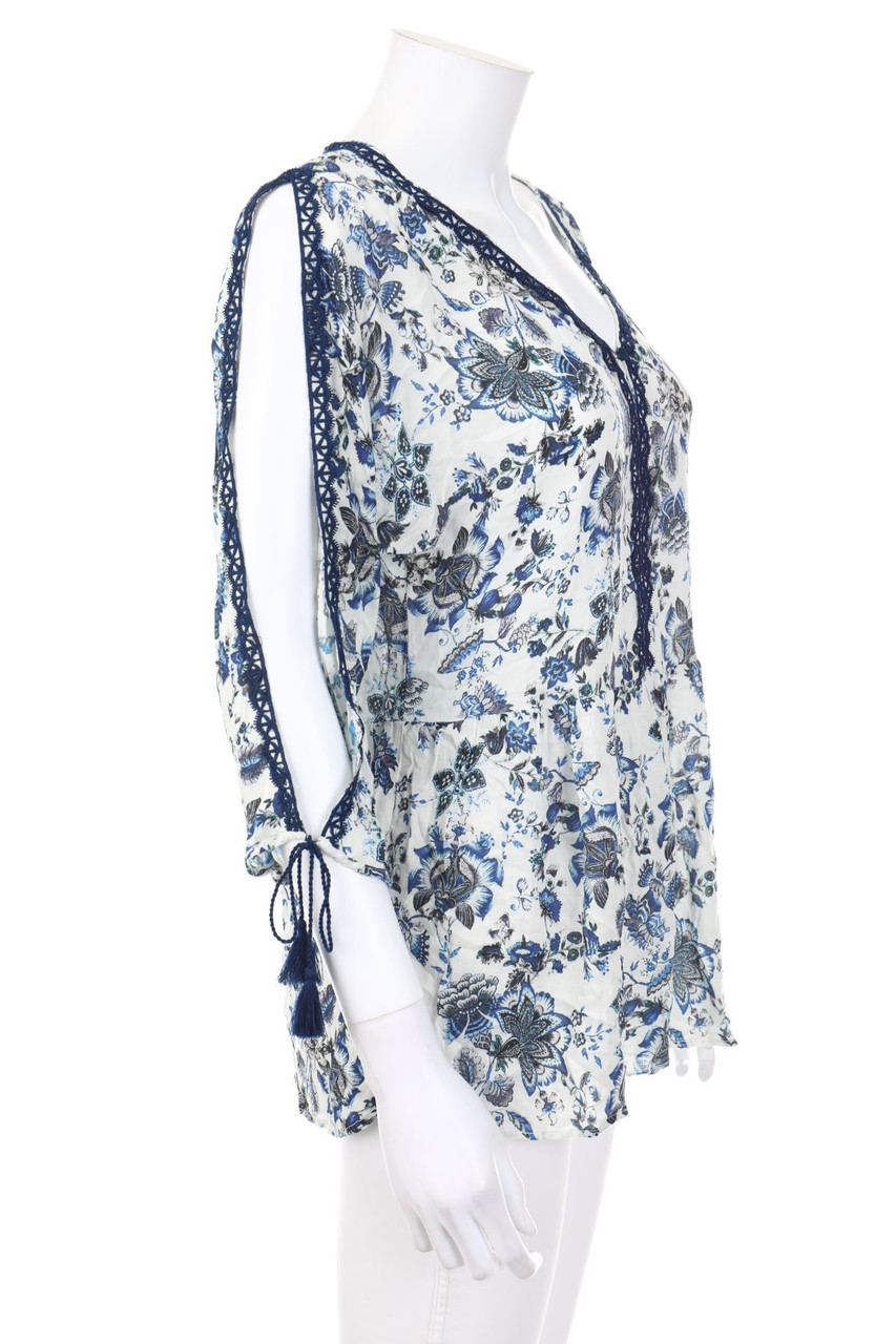 promod - Print-Bluse mit 3/4-Ärmel - D 40