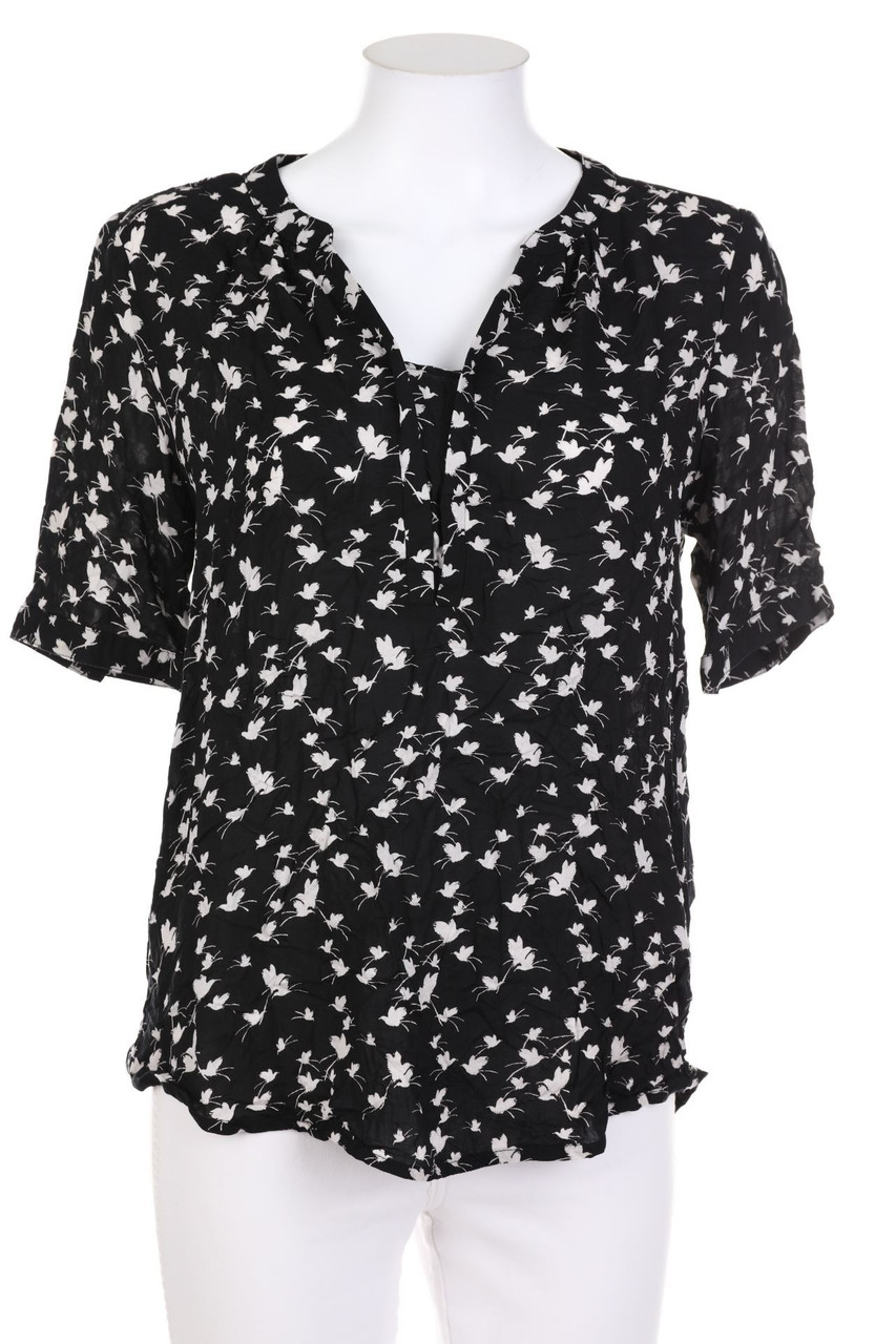 Street One - Kurzarm-Bluse mit Muster - D 38