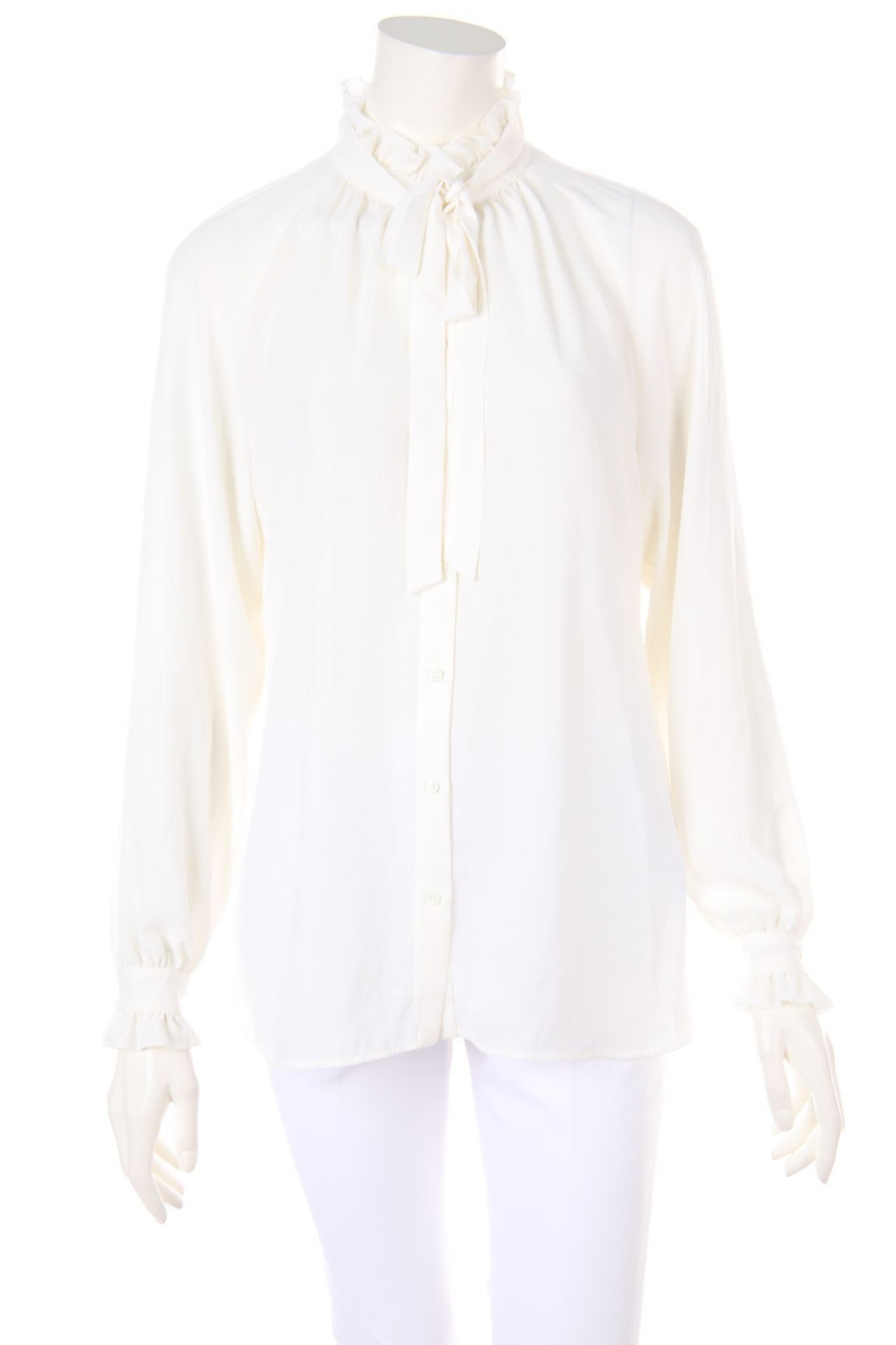 portray BERLIN - Schluppen-Bluse mit Rüschen - D 38