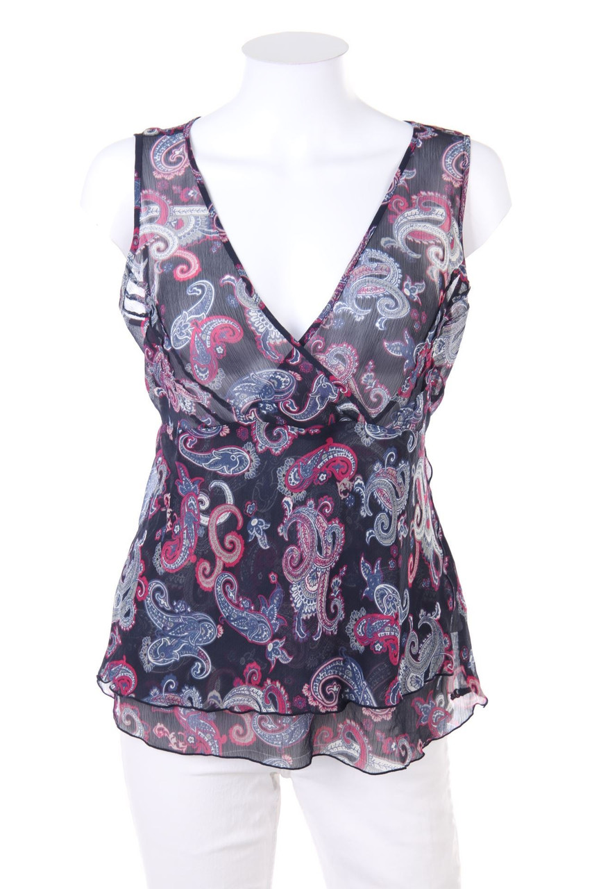 s.Oliver - Blusentop mit Paisley-Print - D 40