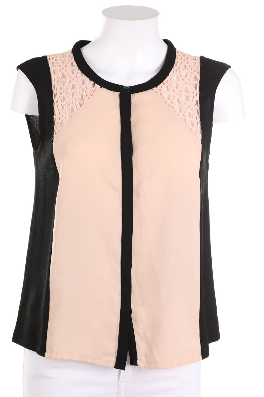 VERO MODA - Blusentop mit Spitzen-Einsatz - S