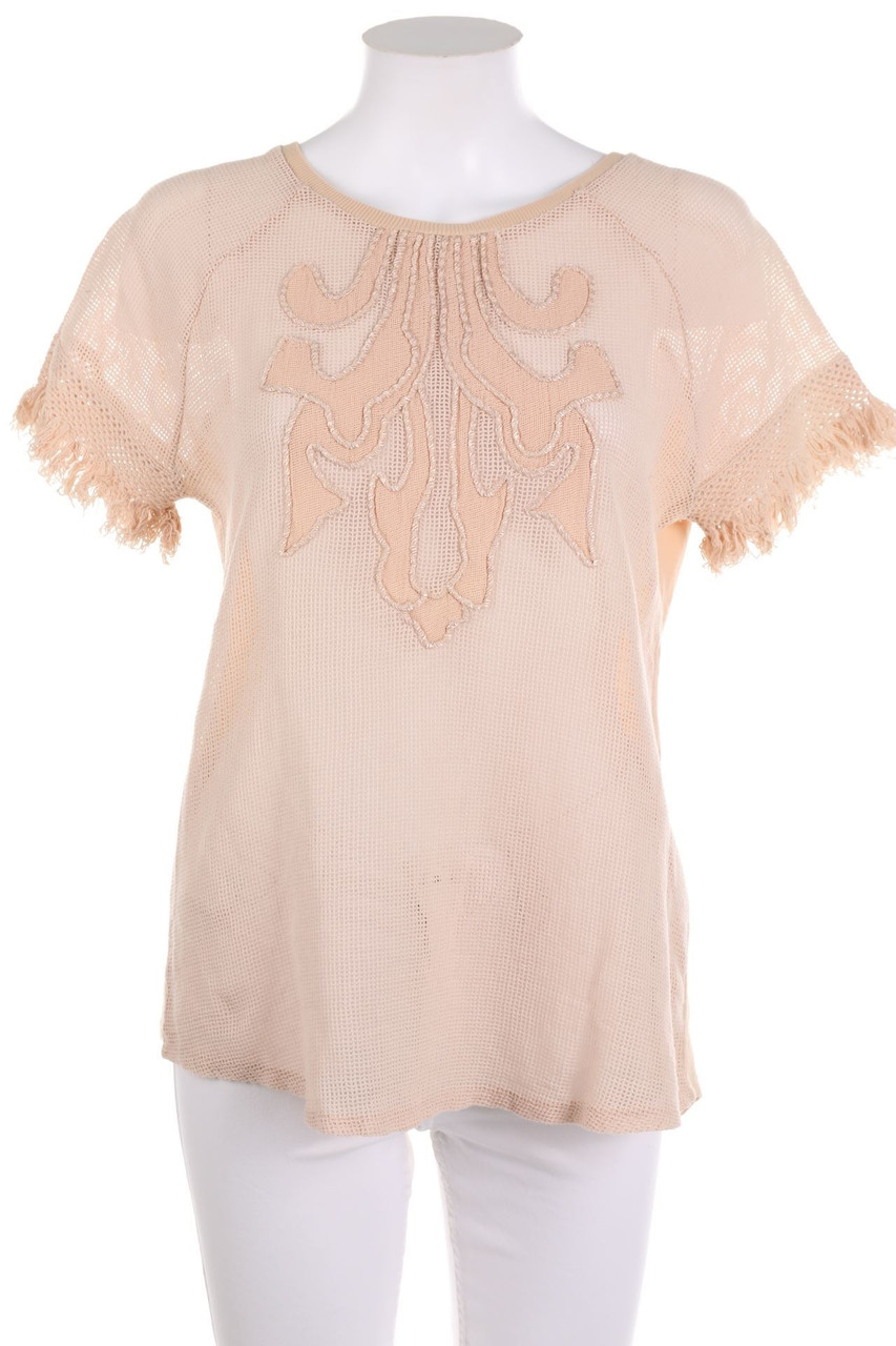 ESPRIT - Boho-Kurzarm-Shirt mit Muster - L