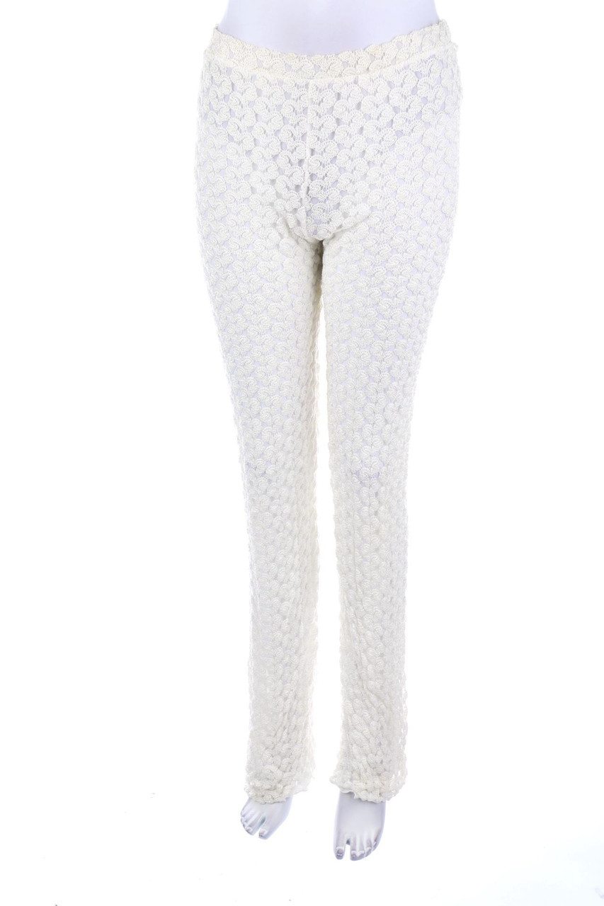 SOLOBLU - Strand-Hose aus Spitze - S