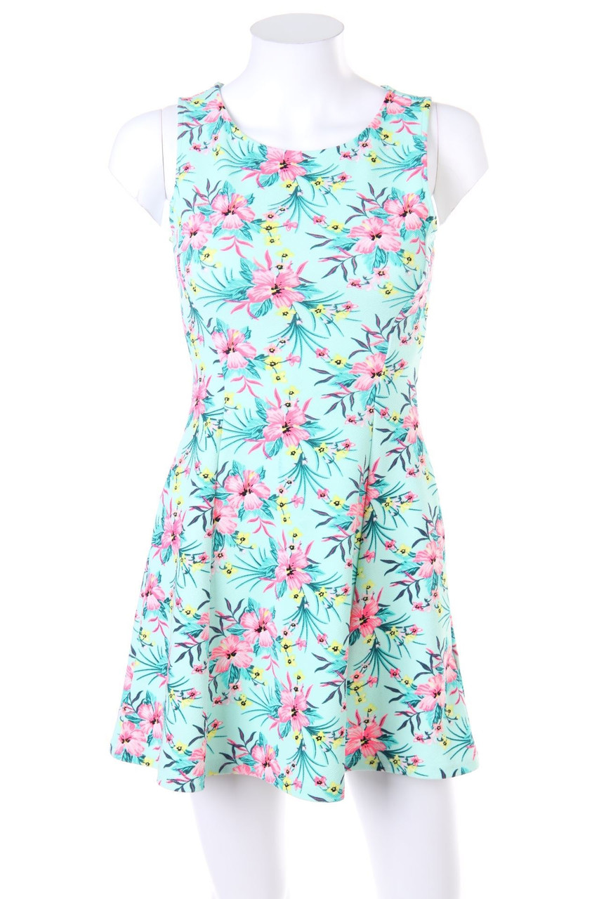 H&M DIVIDED - Minikleid mit floralem Muster - D 36