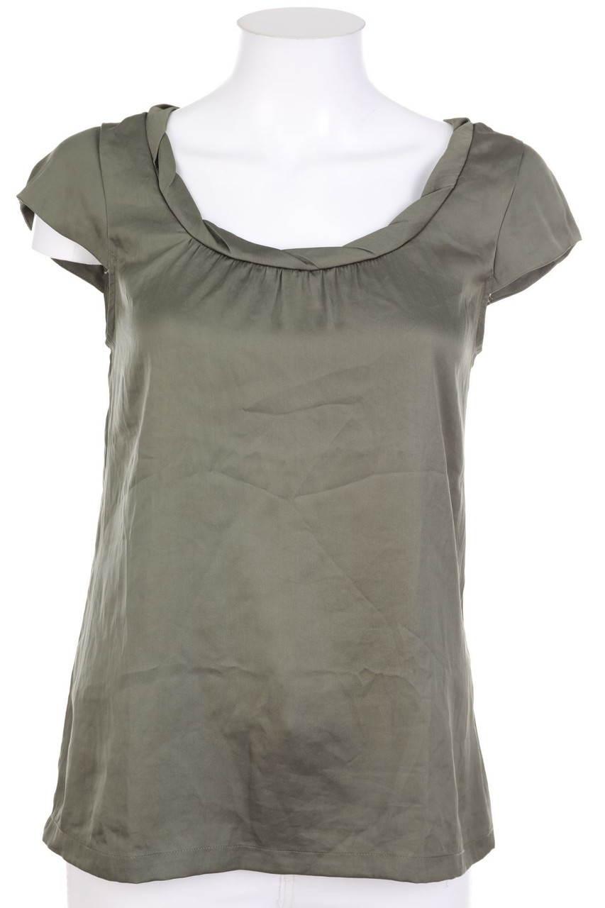 H&M - Kurzarm-Bluse aus Satin - D 36