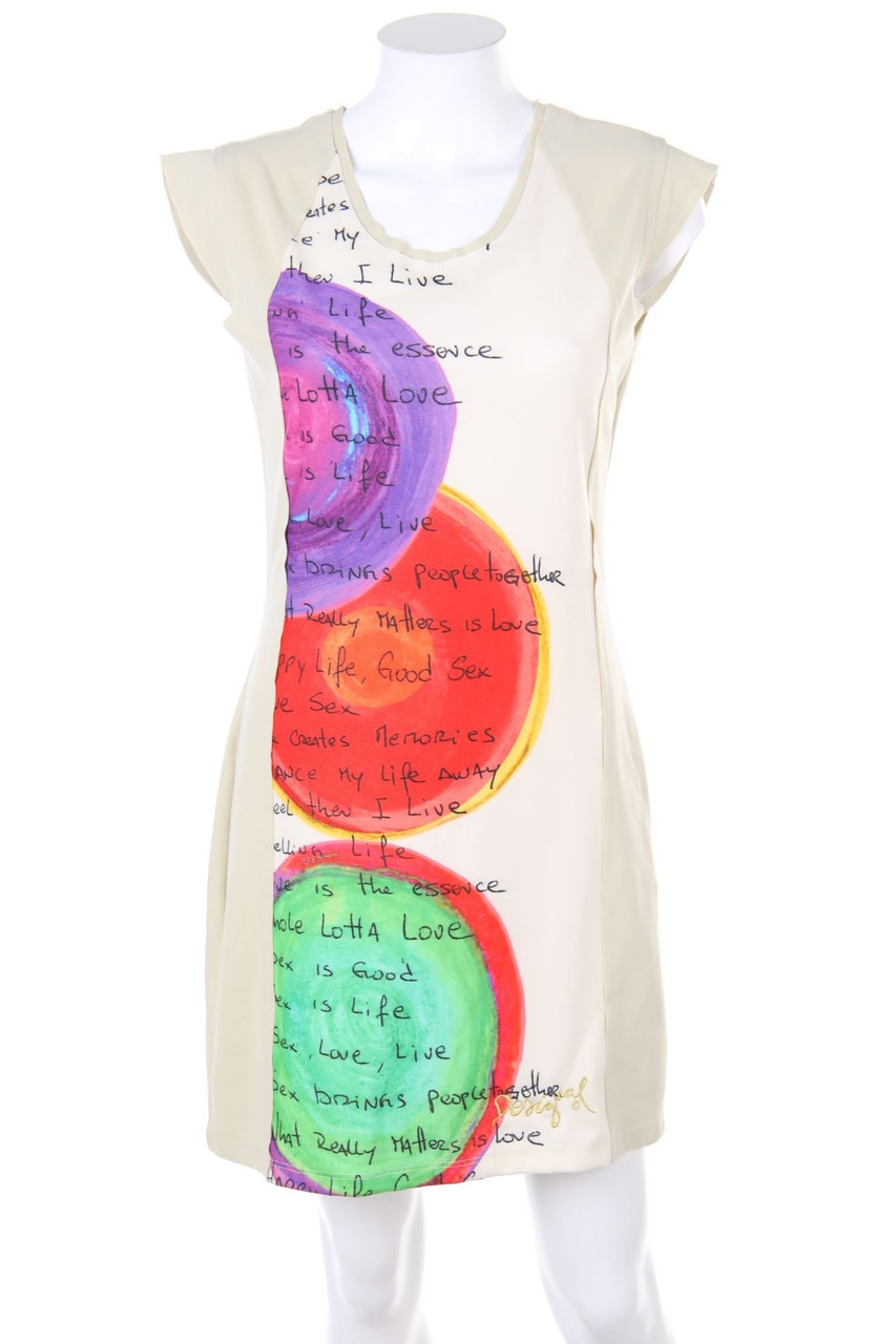 Desigual - Minikleid mit Print - M