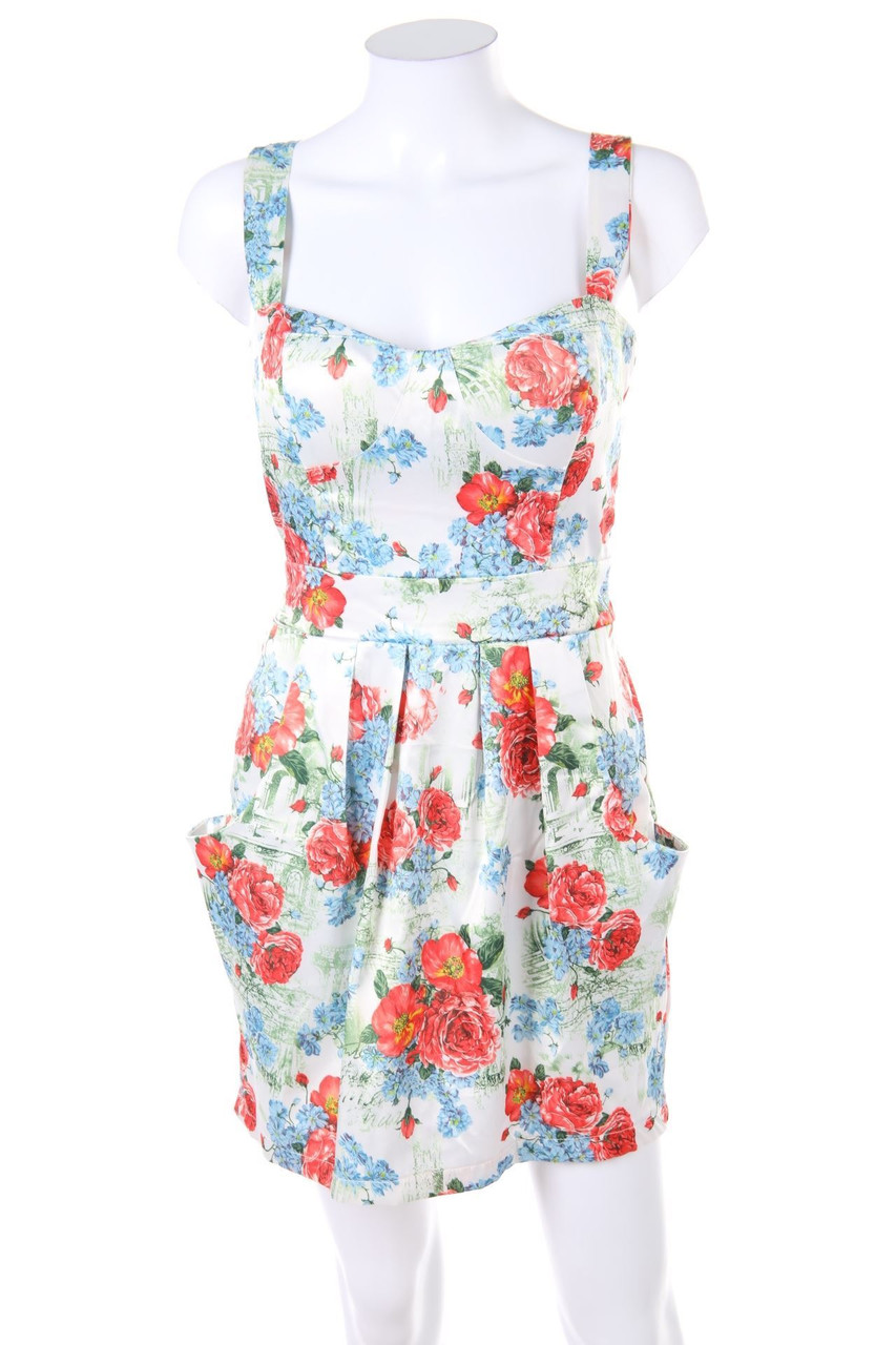 SISTERS POINT - Minikleid mit Blumen-Print - M