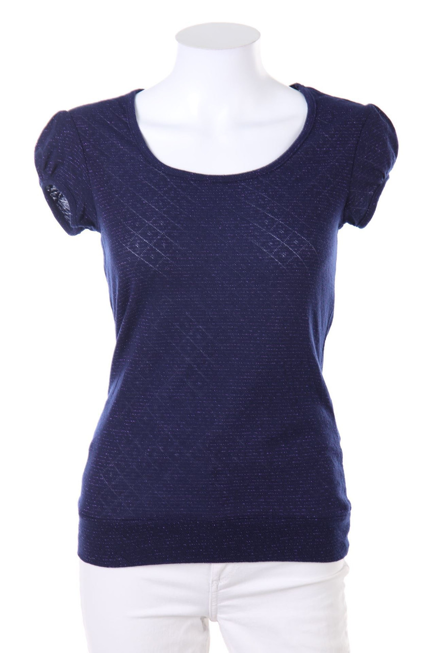 orsay - Kurzarm-Shirt mit Streifen - D 36