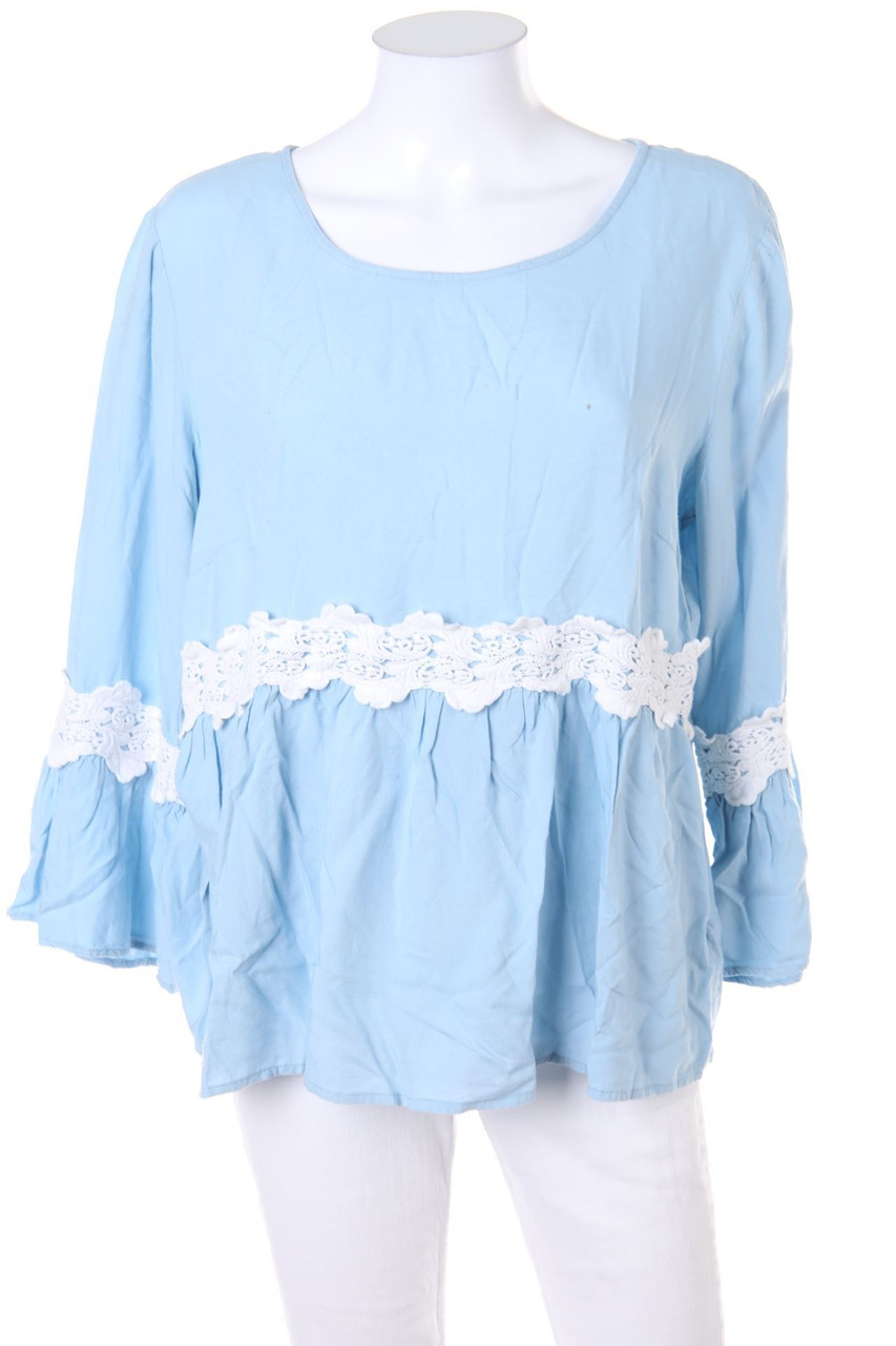 BODYFLIRT - Bluse mit Spitzen-Einsatz - D 44