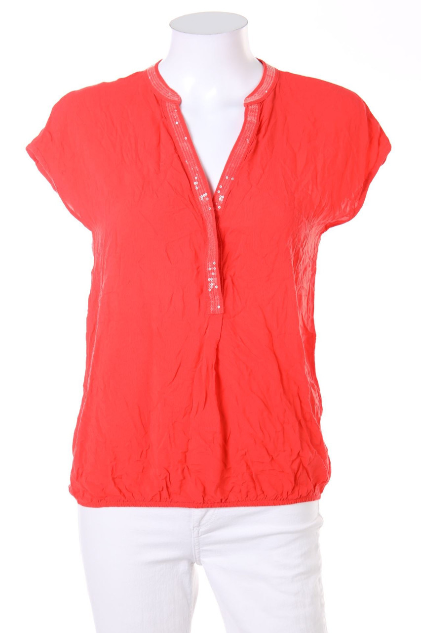 orsay - Kurzarm-Tunika-Bluse mit Pailletten - S