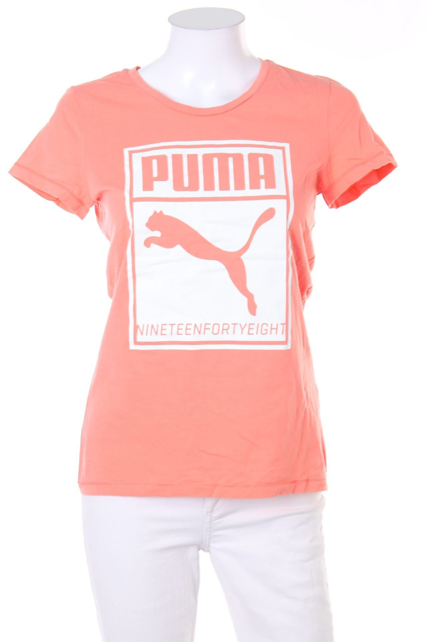 PUMA - Kurzarm-Shirt mit Logo-Print - D 38