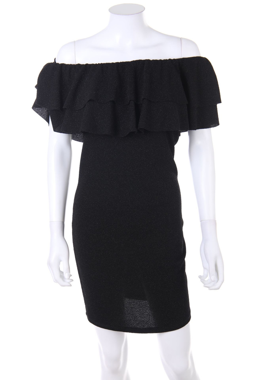 Ohne Label - Abendkleid mit Volants - M