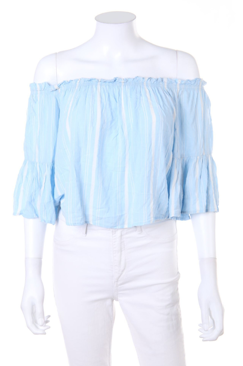 PIAZZA ITALIA - Carmen-Bluse mit Streifen - S