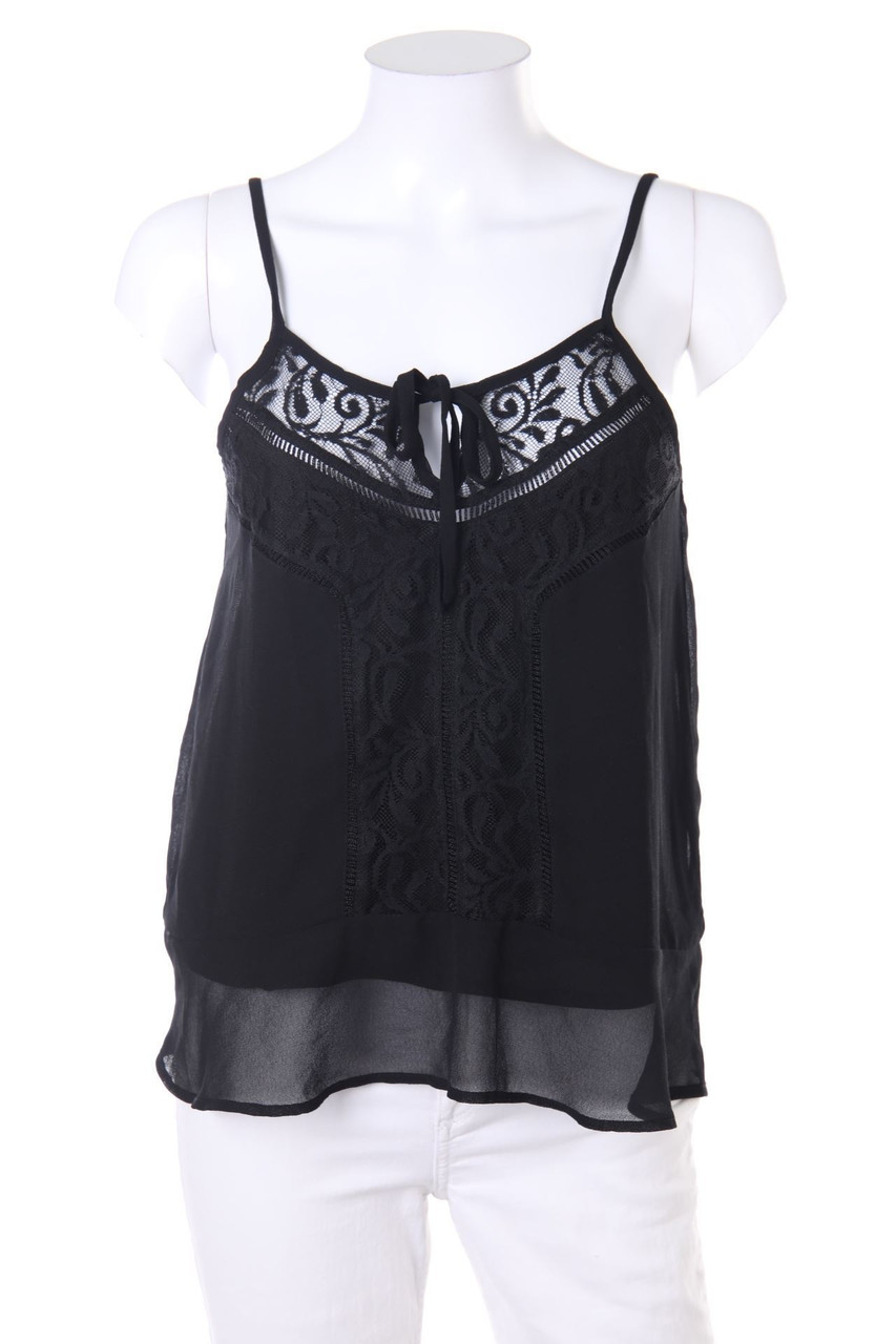 ONLY - Blusentop mit Spitzen-Einsatz - D 36