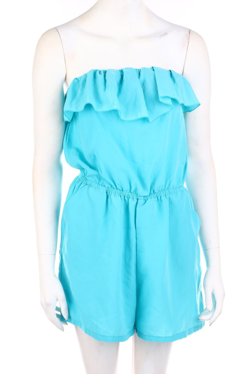 TALLY WEiJL - Bandeau-Playsuit mit Volants - D 40