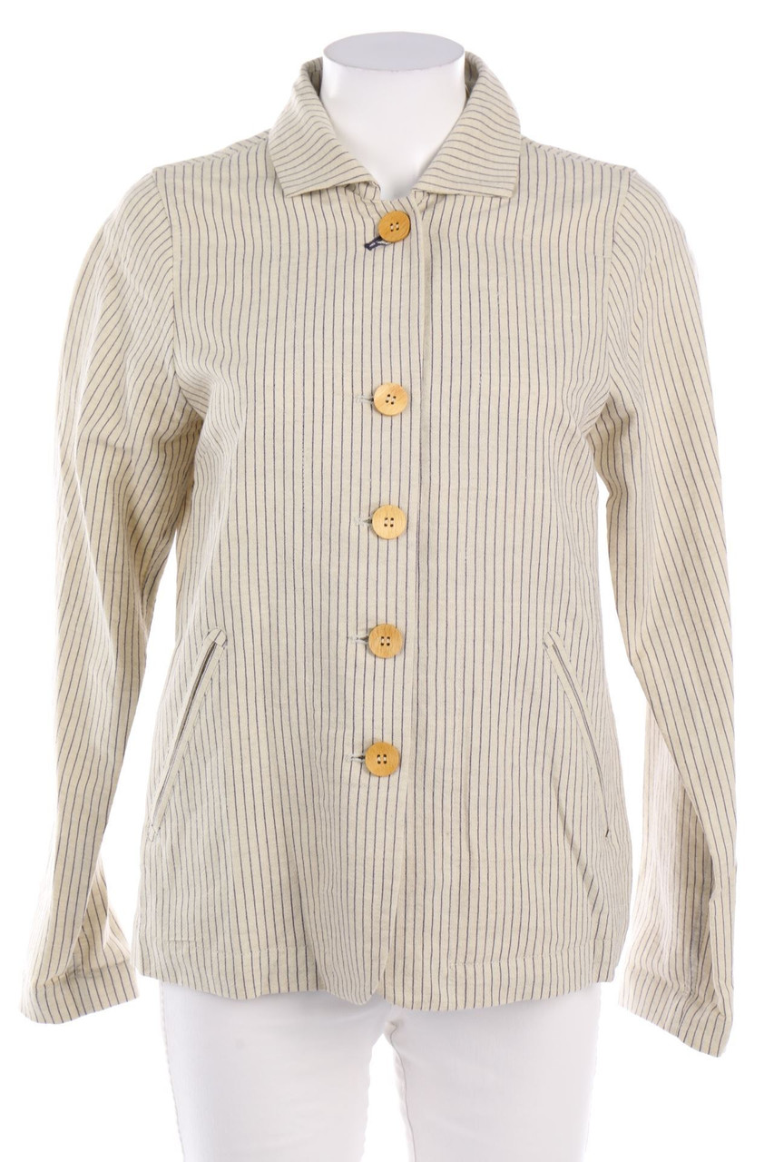 momonì - Blazer-Jacke aus Leinen-Mix - D 34