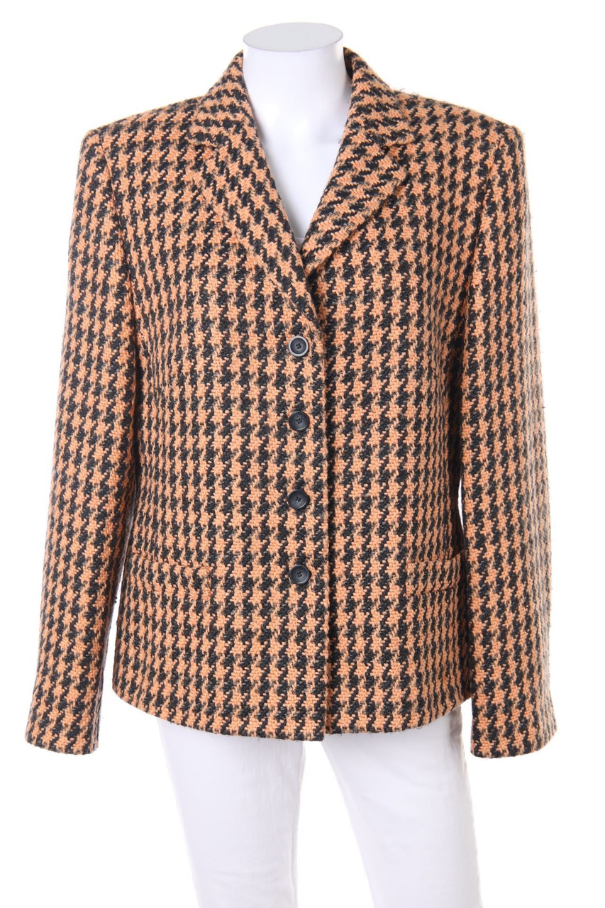 BASLER - Muster-Blazer-Jacke mit Schurwolle - D 42