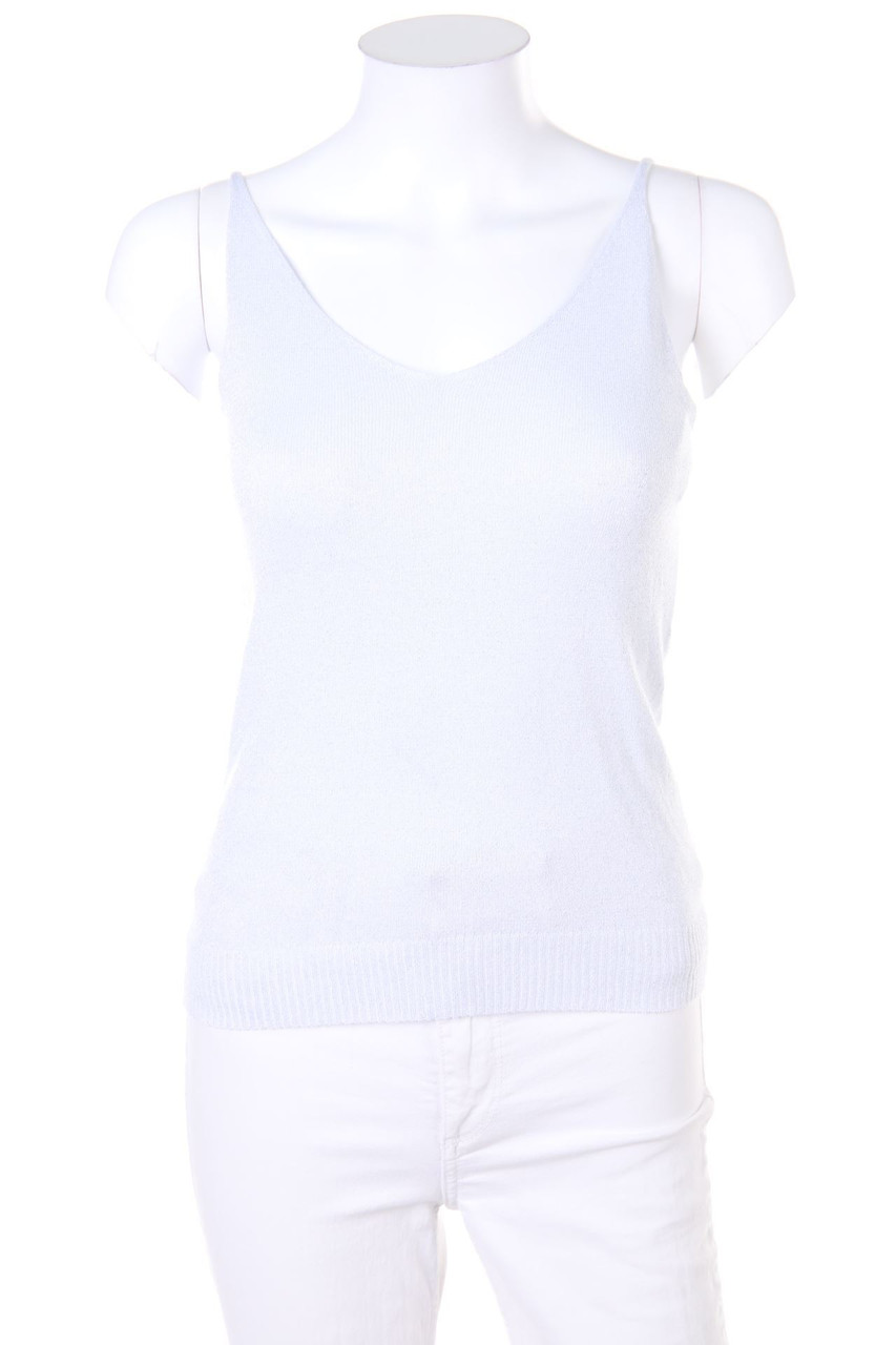 Ohne Label - Glitzer-Strick-Top - D 32