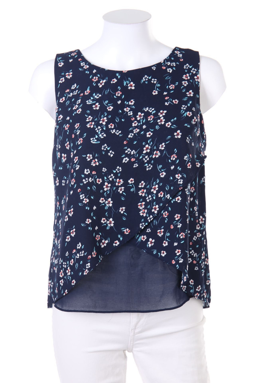Bershka - Blusentop mit Blumen-Print - S