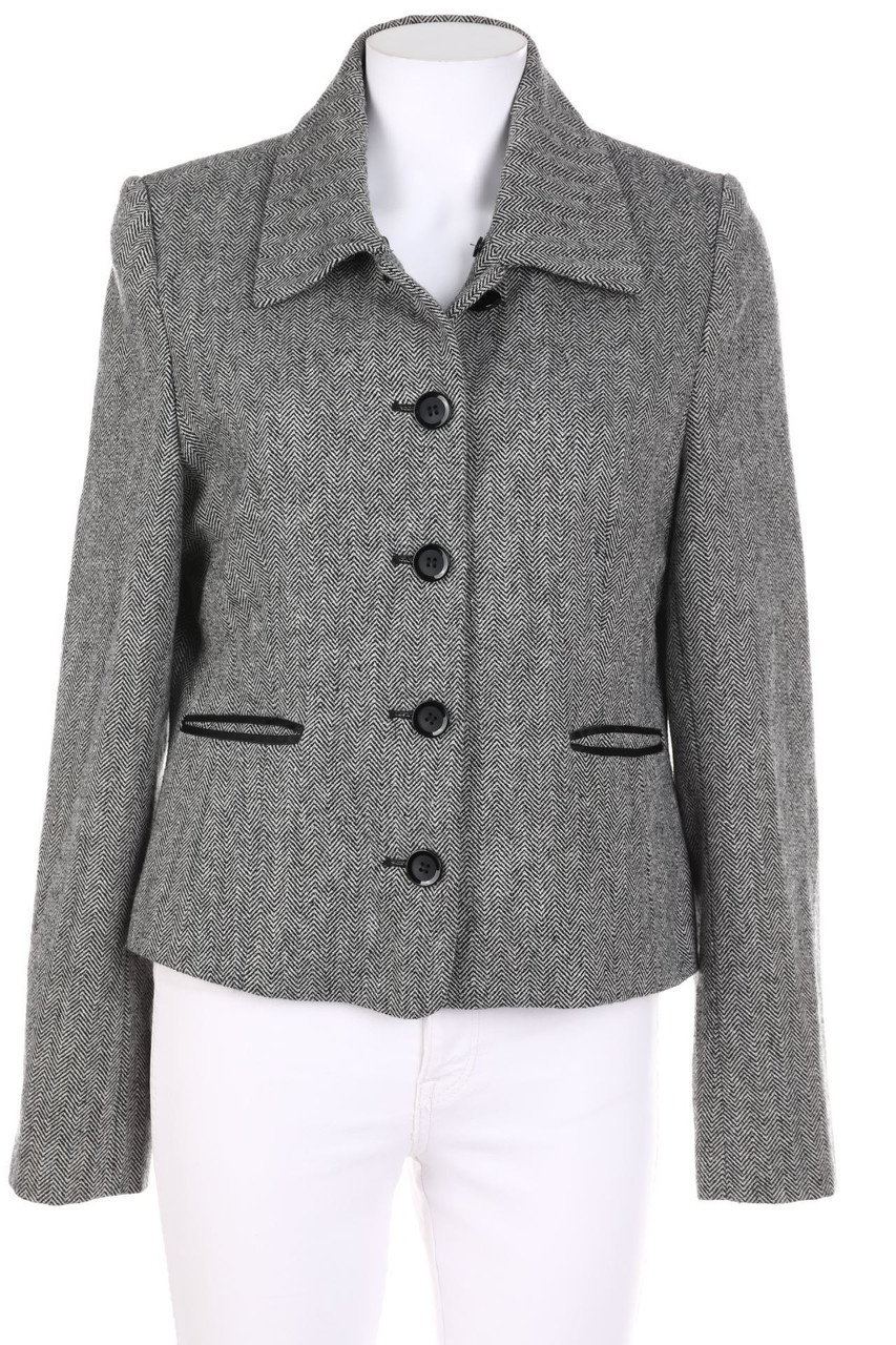KOMBIWORLD - Blazer-Jacke mit Zickzack-Muster - D 40