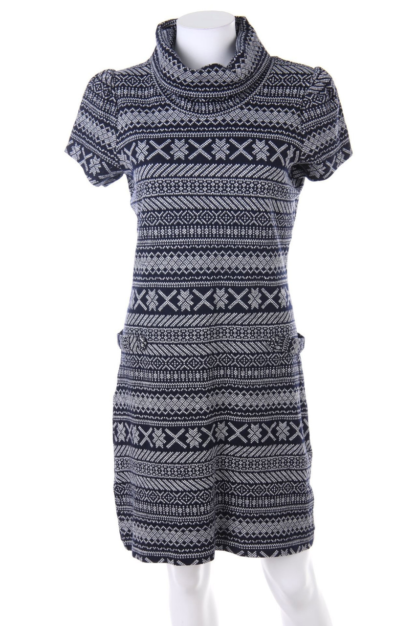 MER DU NORD - Muster-Strickkleid mit Wolle - L