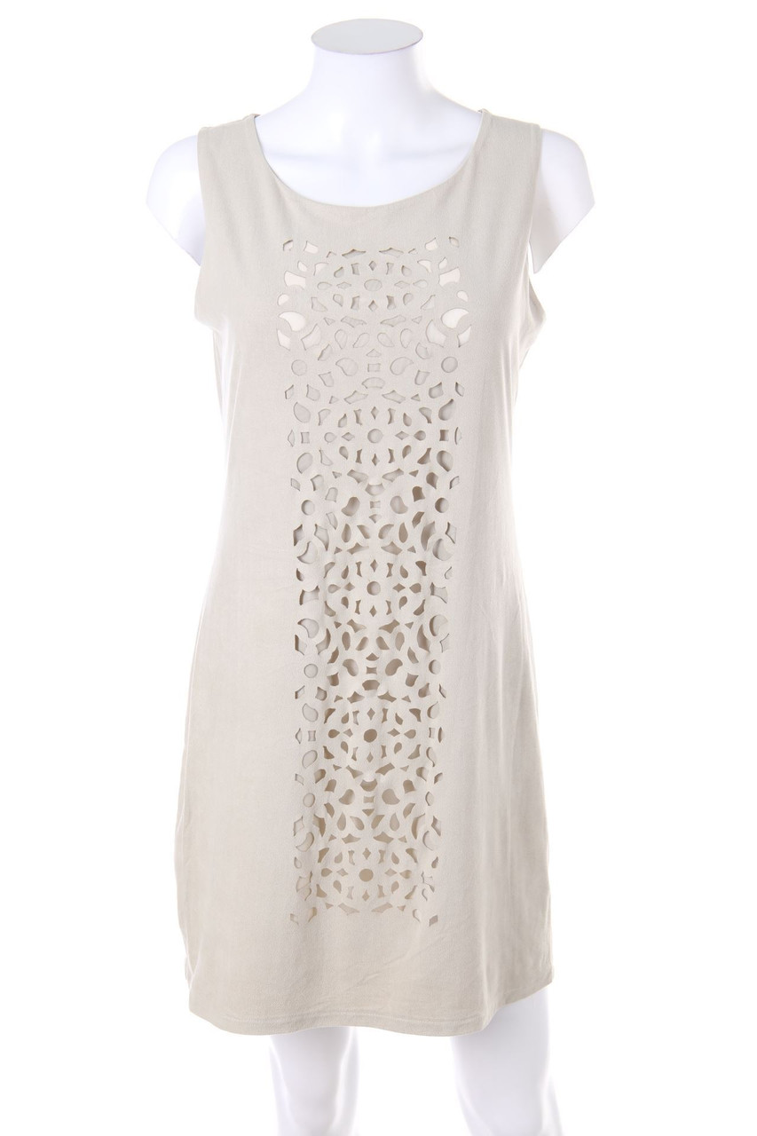 promod - Faux Leather-Kleid mit Cut-outs - D 36