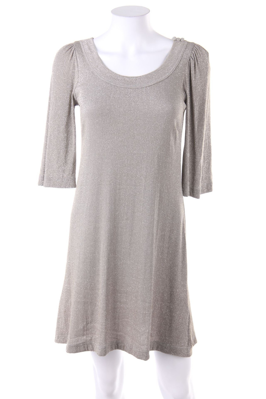 H&M - Party-Kleid mit Metallic-Effekt - D 38