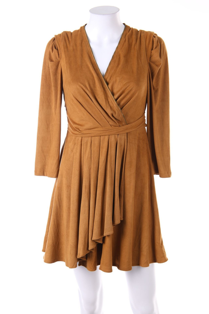 Traffic People - Minikleid in Wickel-Optik - M