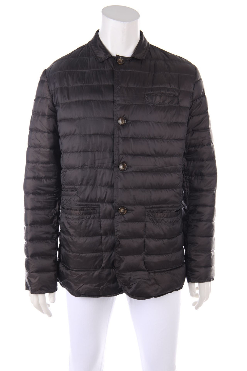 Camicissima - wattierte Jacke mit Logo-Plakette - XL