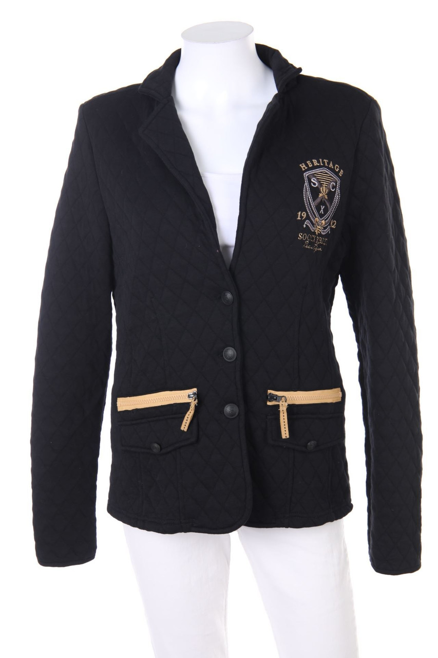 SOCCX - wattierte Jacke mit Logo-Stickerei - D 42