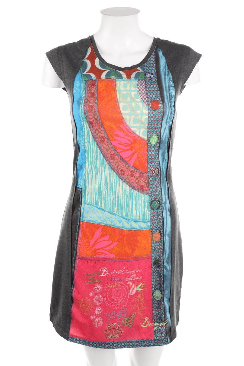 Desigual rainbow - Minikleid mit Muster - XS