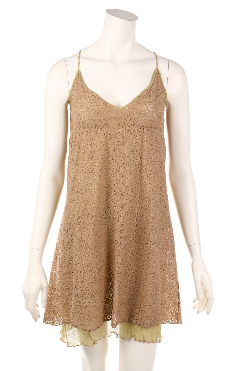 Pink memories - Kleid aus Spitze mit Seide - D 36