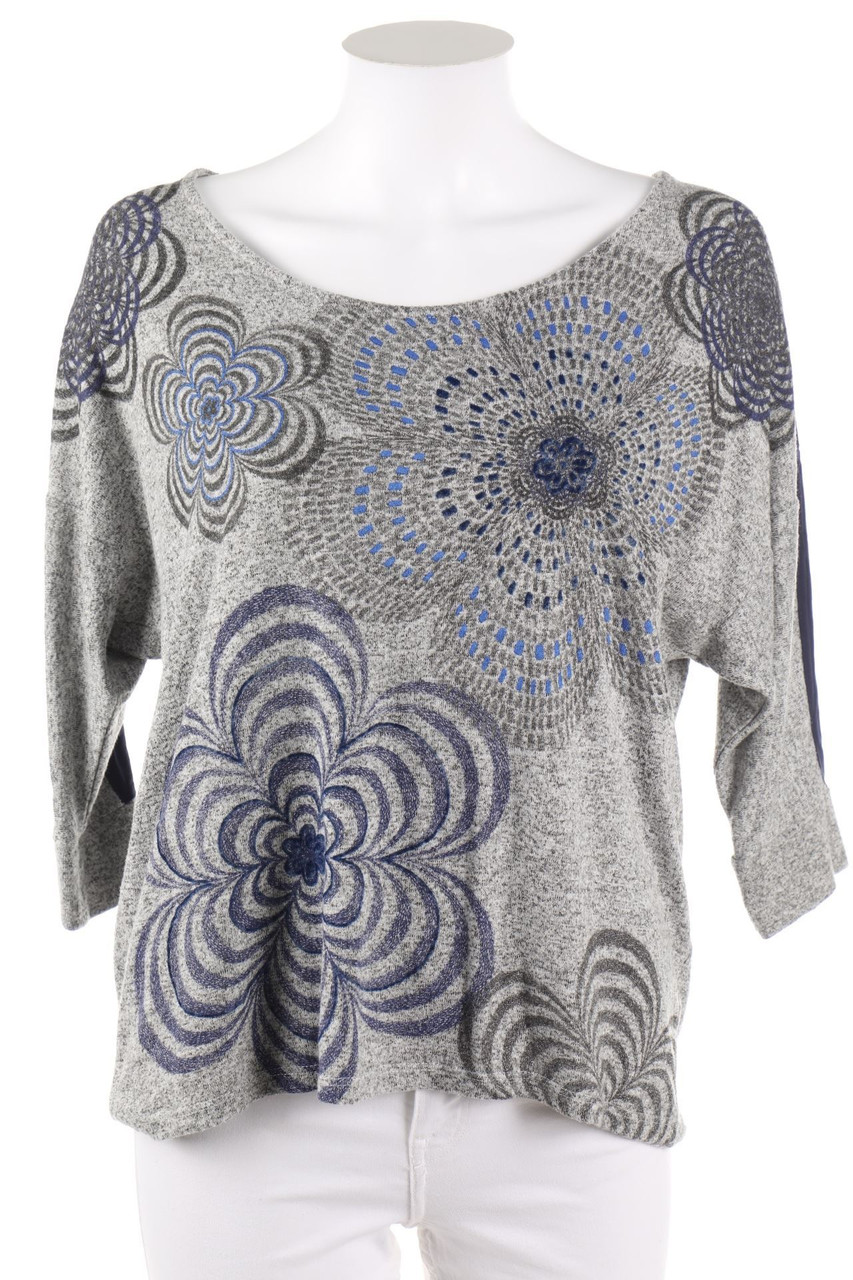 Desigual - Batwing-Pullover mit Print - M