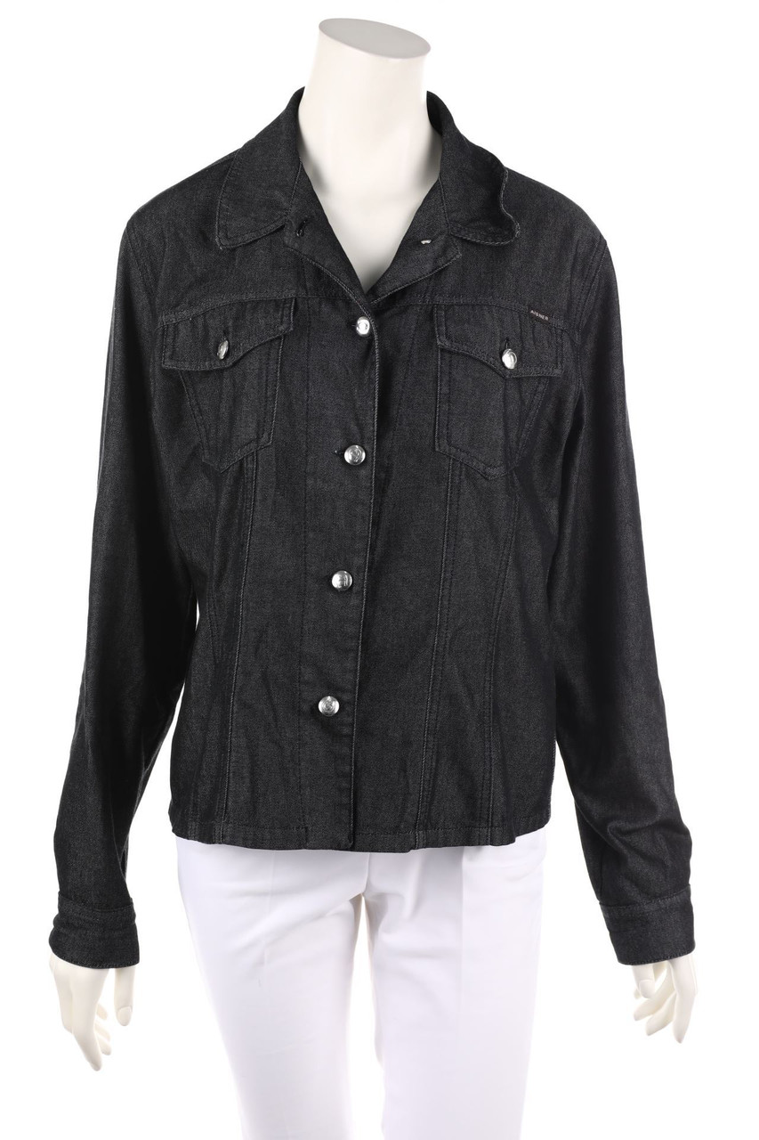 AIGNER - Jeans-Jacke mit Logo-Knöpfen - D 42