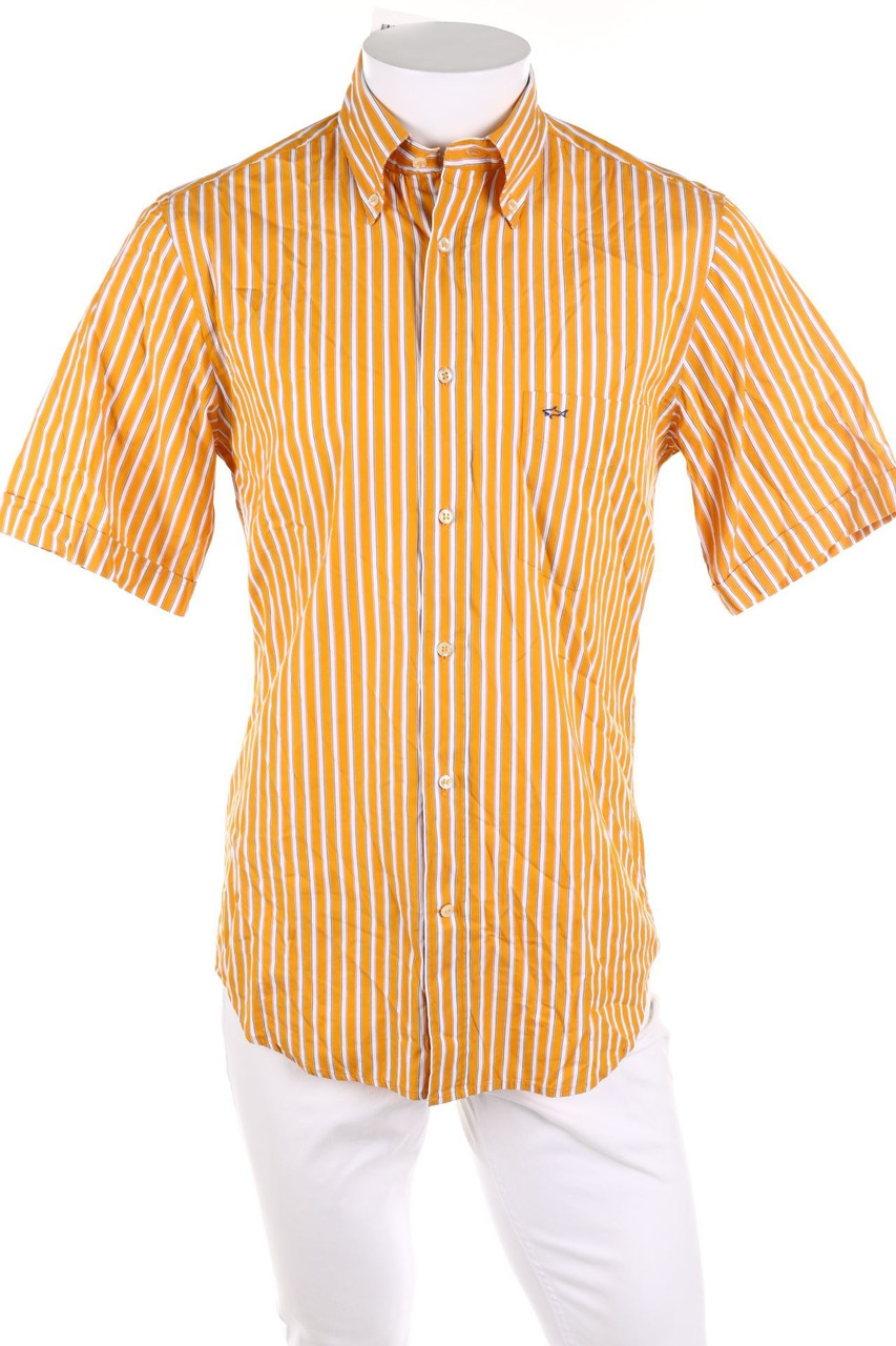 PAUL & SHARK - Kurzarm-Hemd Casual Streifen - 39