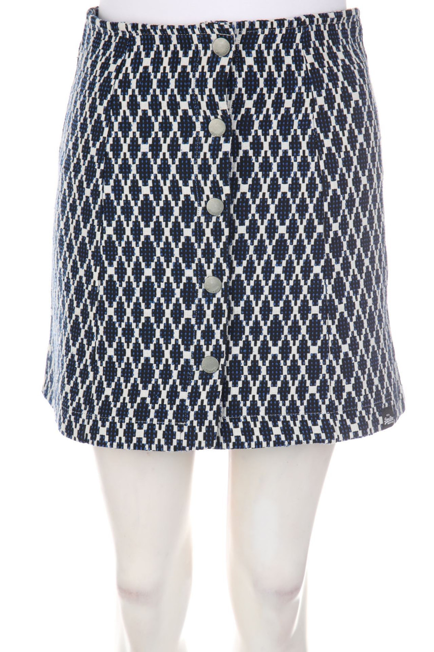 Superdry - Minirock aus Jacquard in A-Linie - XS