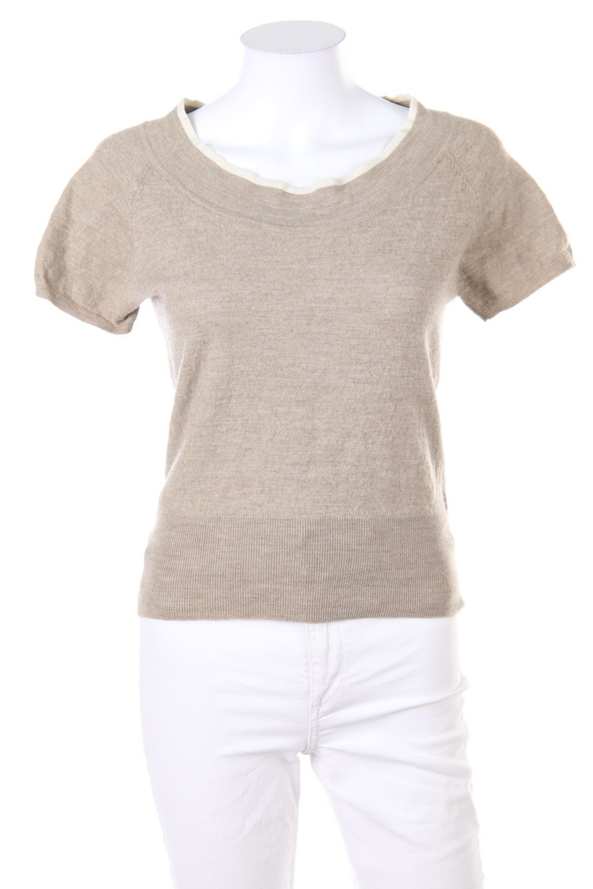 CORTEFIEL - Kurzarm-Strick-Pullover - L