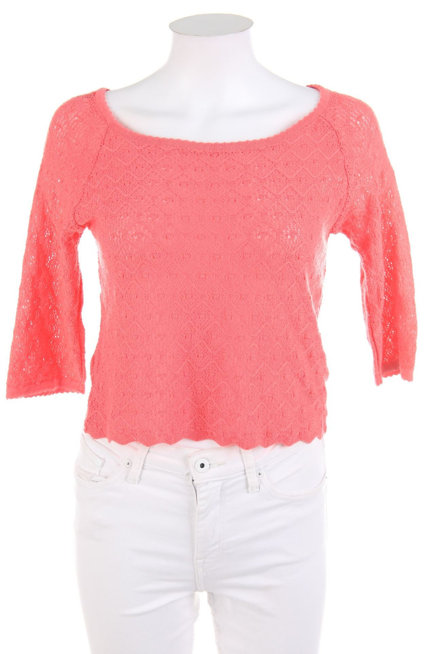 H&M - Strick-Pullover mit Keyhole - XS